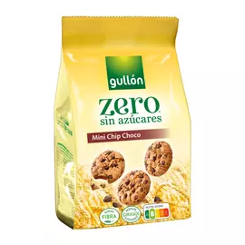 Gullón mini chip choco zero keksz csokoládé darabkákkal, édesítőszerrel 75 g