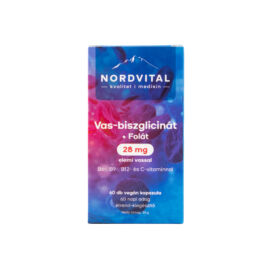 Nordvital vas-biszglicinát vegán kapszula 60 db
