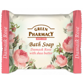 Green Pharmacy szappan damaszkuszi rózsa és sheavaj tartalommal 100 g