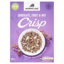 Mornflake ropogós crisps müzli csokoládés-gyümölcsös-mogyorós 500 g