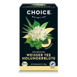Choice bio fehér tea bodzavirággal 36 g