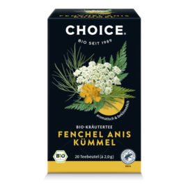 Choice bio gyógynövény tea édeskömény, ánizs és kömény 40 g
