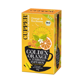 Cupper bio narancs és kurkuma tea 40 g