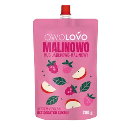 Owolovo gyümölcspüré alma-málna 200 g