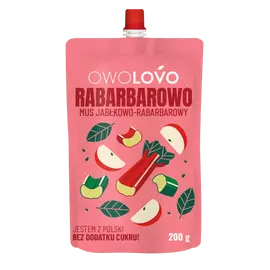 Owolovo gyümölcspüré alma-rebarbara 200 g