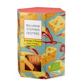 Biscuiterie Destrée sajtos-chilis belga vajas keksz 100 g