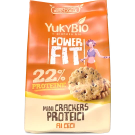 Yukybio bio powerfit mini kréker fehérjével, csicseriborsóval 150 g