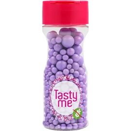 Tasty Me gluténmentes cukorgyöngy tortadekor mix viola 70 g