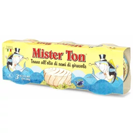 Mister Ton tonhaldarabok napraforgó olajban 3x80g 240 g
