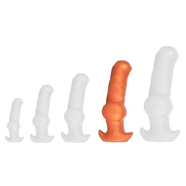 Plug Dogsit L – 17 cm páros vibrátor, narancssárga