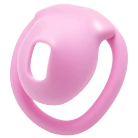 Fém záras ketrec 3,5 x 3,3 cm rózsaszín