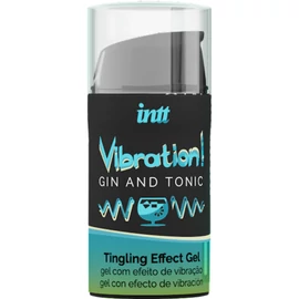 INTT – erőteljes intim stimuláló gélt vibrátorral, Gin & Tonic
