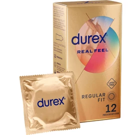 Durex Real Feel – prémium érzéki óvszer 12 darabos kiszerelésben
