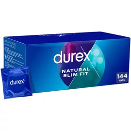 Durex Natural Slim Fit – prémium óvszer, 144 db