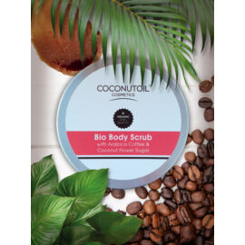 Bio Testradír Arabica kávéval & Kókuszvirágcukorral - 80 ml - Coconutoil Cosmetics