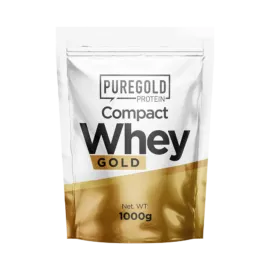 Compact Whey Gold fehérjepor - 1000 g - PureGold - fehércsokoládé málna