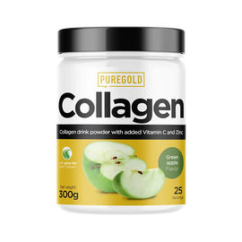 Collagen Marha kollagén italpor - Zöldalma - 300g - PureGold