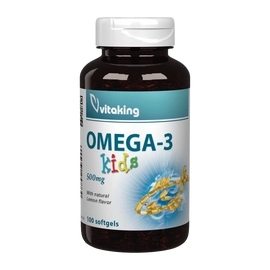Omega-3 Kids 500mg - 100 gélkapszula - Vitaking
