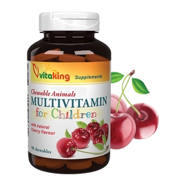 Meggyes Gyerek Multivitamin - 90 tabletta - Vitaking