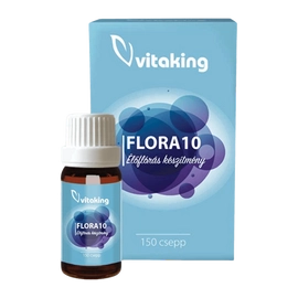 FLORA10 Élőflórás Készítmény (150 Csepp) - Vitaking
