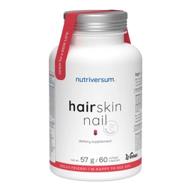 Hair Skin Nail - 60 lágyzselatin kapszula - Nutriversum