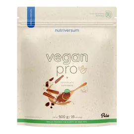 Vegan Pro - 500 g - csokoládé-fahéj steviával - Nutriversum