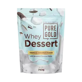 Whey Dessert fehérje italpor - 750g - PureGold - Trópusi kókuszdió fúzió