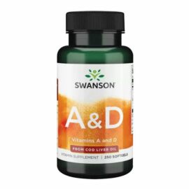 Swanson A és D vitamin 250 db lágyzselatin kapszula
