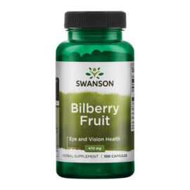 Swanson Fekete áfonya (Bilberry) gyümölcs 470 mg / 100 kapszula