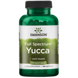 Swanson Yucca (Jukka pálma gyökér) 500 mg / 100 kapszula