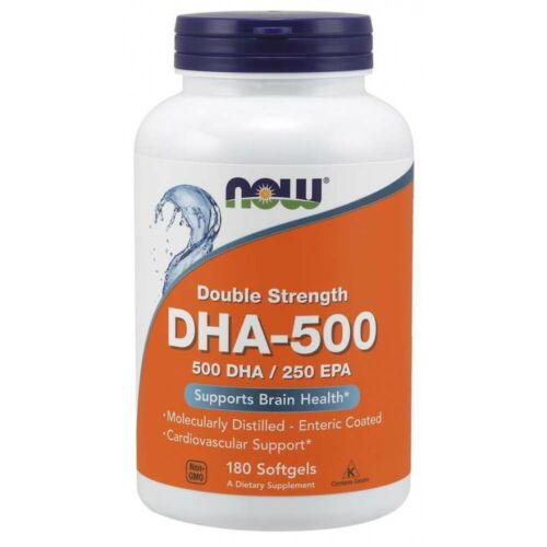 Now DHA-500, Double Strength 180 Softgels