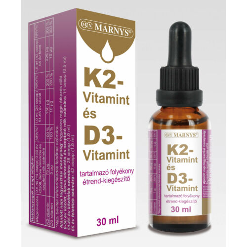 MARNYS K2-Vitamint és D3-Vitamin