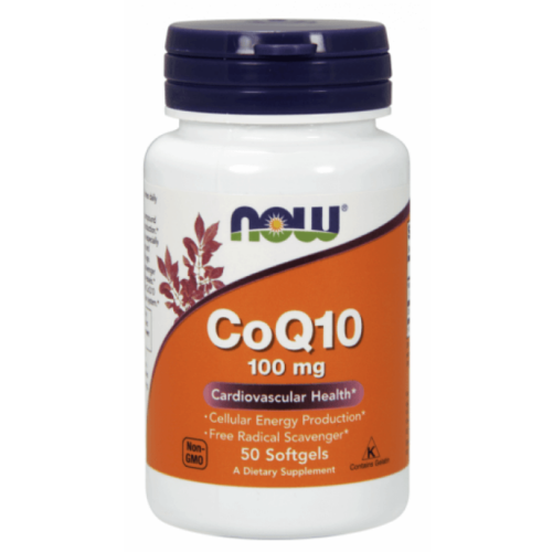 Now CoQ10 100 mg - 50 Softgels