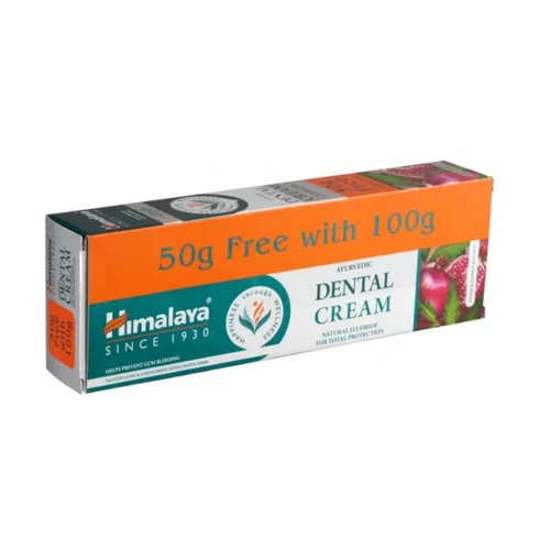 Himalaya herbals ajurvédikus fogkrém természetes fluoriddal és gránátalmával 100 g