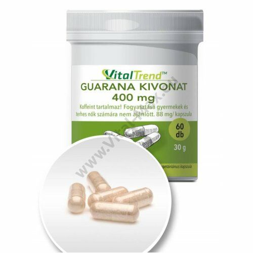 VitalTrend Guarana kivonat kapszula 400 mg - 60 db