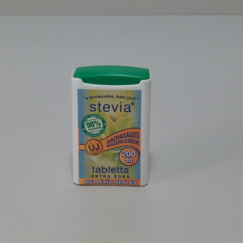 Stevia tabletta mellékíz mentes 200 db