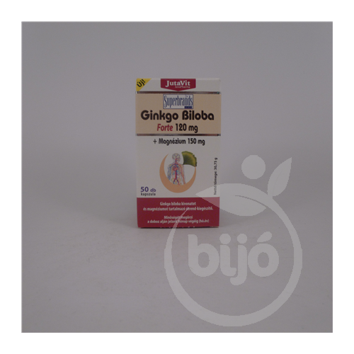 Jutavit ginkgo biloba 120mg + magnézium 150mg 50 db