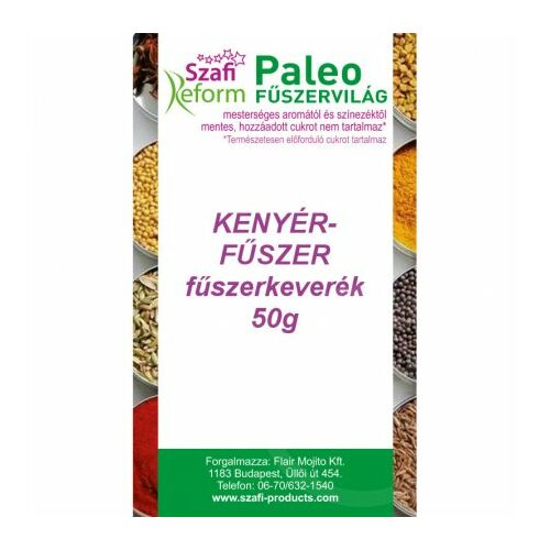 Szafi Reform paleo kenyérfűszer fűszerkeverék (gluténmentes) 50 g