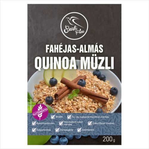 Szafi Free quinoa müzli fahéj-alma 200 g