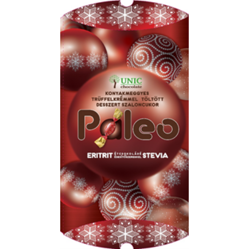 Paleo unic szaloncukor konyakmeggy-csokikrém édesítőszerekkel 220 g