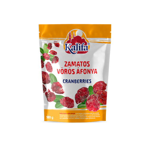 Kalifa zamatos vörösáfonya 180 g