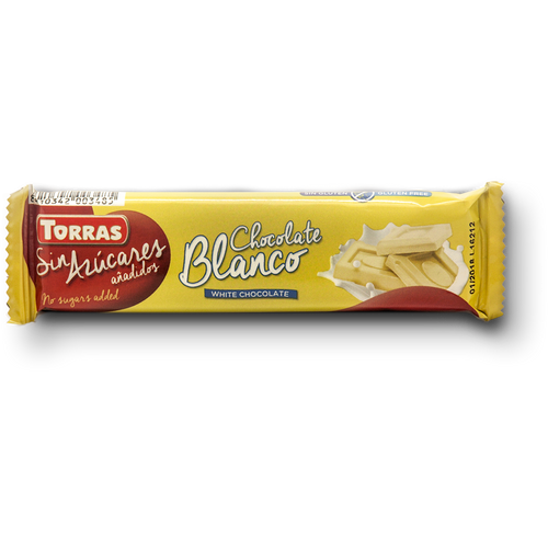 Torras gluténmentes fehércsokoládé hozzáadott cukor nélkül 30 g