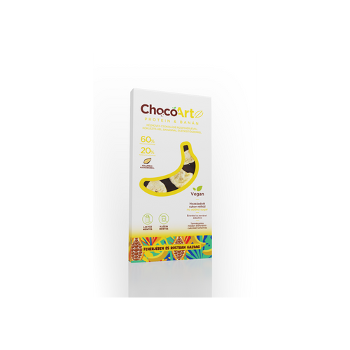 Chocoartz protein és banán kókusztejes csokoládé 20%os fehérje tartalommal 70 g