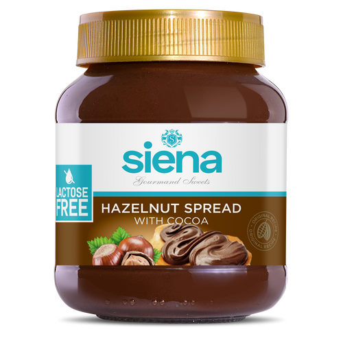 Siena kakaós mogyorókrém laktózmentes 400 g