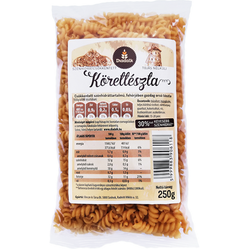 Vinczéné szénhidrátcsökkentett tészta orsó 250 g