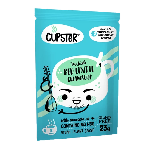 Cupster instant török vöröslencse krémleves 23 g