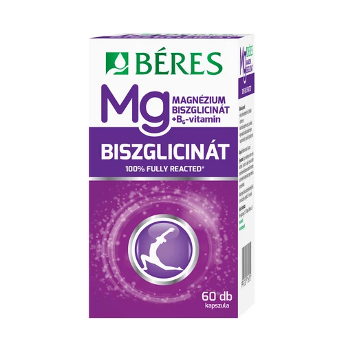 Béres magnézium biszglicinát+b6 kapszula 60 db