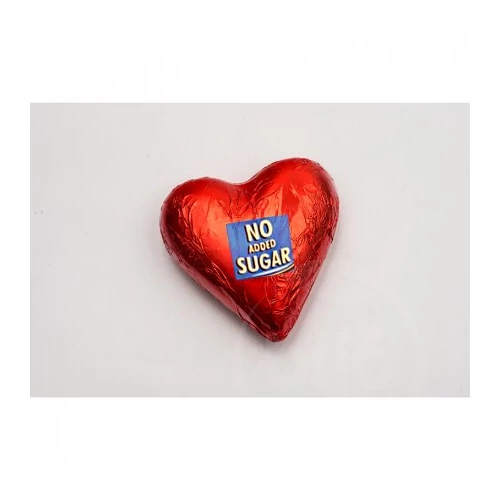 Dibette nas valentin szív tejcsokoládé hozzáadott cukor nélkül üreges figura 30 g