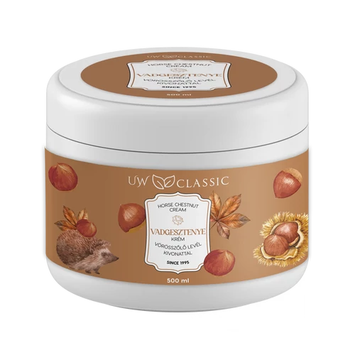 Uw classic vadgesztenye krém vörösszőlő levél kivonattal 500 ml