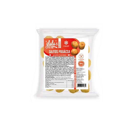 Glulu freefrom basic fagyasztott sajtos pogácsa 350 g